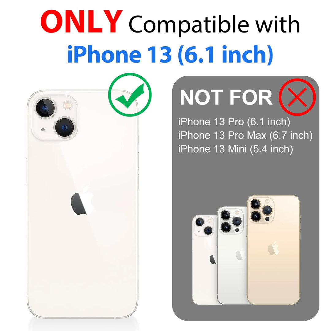 SPORTLINK Waterproof Case for iPhone 13, Shockproof Dus