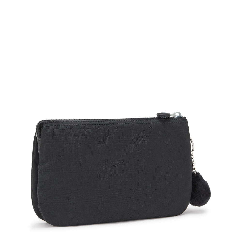 Womens Creativity Extra Large Wristlet, Versatile Cosmetics Kit, Lightweight Nylon Travel Organizer Pouch, Black Noir, Extra Large US