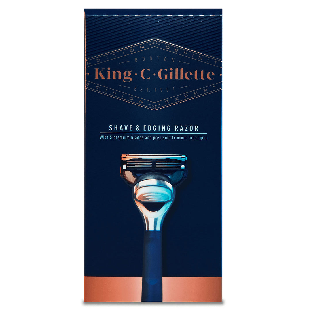King C Gillette Shave &amp; Edging Razor (Navy)