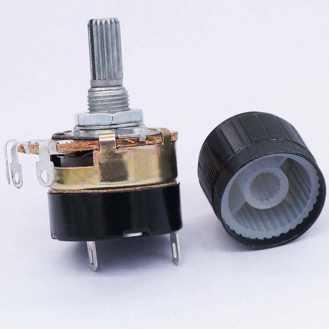 TWTADE 2Pcs 10K Ohm Single Linear Taper Dimmer Potentio
