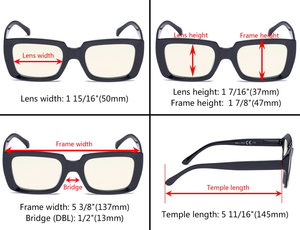Eyekepper Computer Glasses - Blue Light Filter Readers 