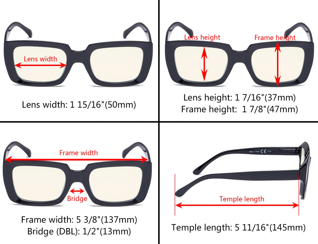 Eyekepper Computer Glasses - Blue Light Filter Readers 