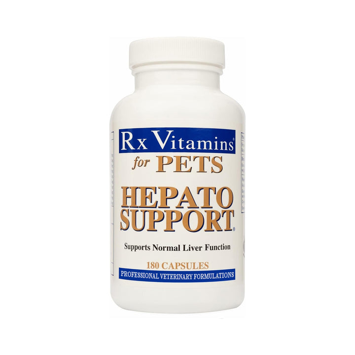 Hepato Support for Dogs &amp; Cats - Milk Thistle Supplement for Pets - 100mg Milk Thistle for Healthy Liver Function - Silymarin Capsules for Pets - 180 ct.