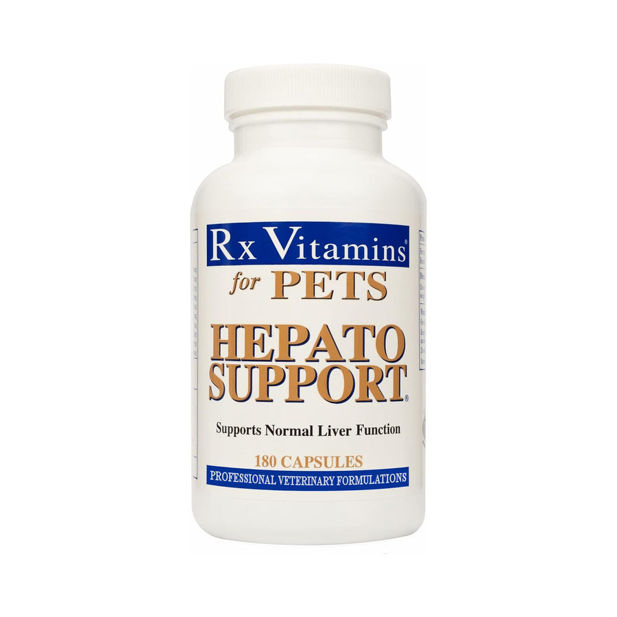 Hepato Support for Dogs & Cats - Milk Thistle Supplement for Pets - 100mg Milk Thistle for Healthy Liver Function - Silymarin Capsules for Pets - 180 ct.