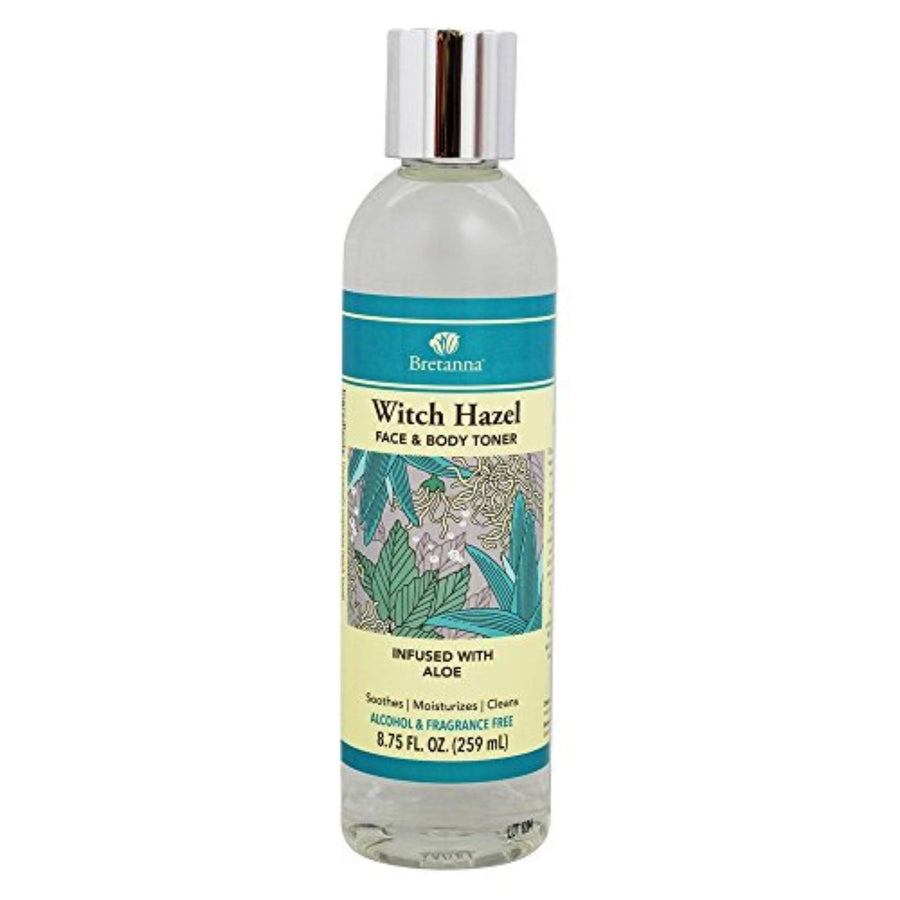 Witch Hazel Face & Body Toner Infused With Aloe Essential Oils 8.75oz 8 Ounces