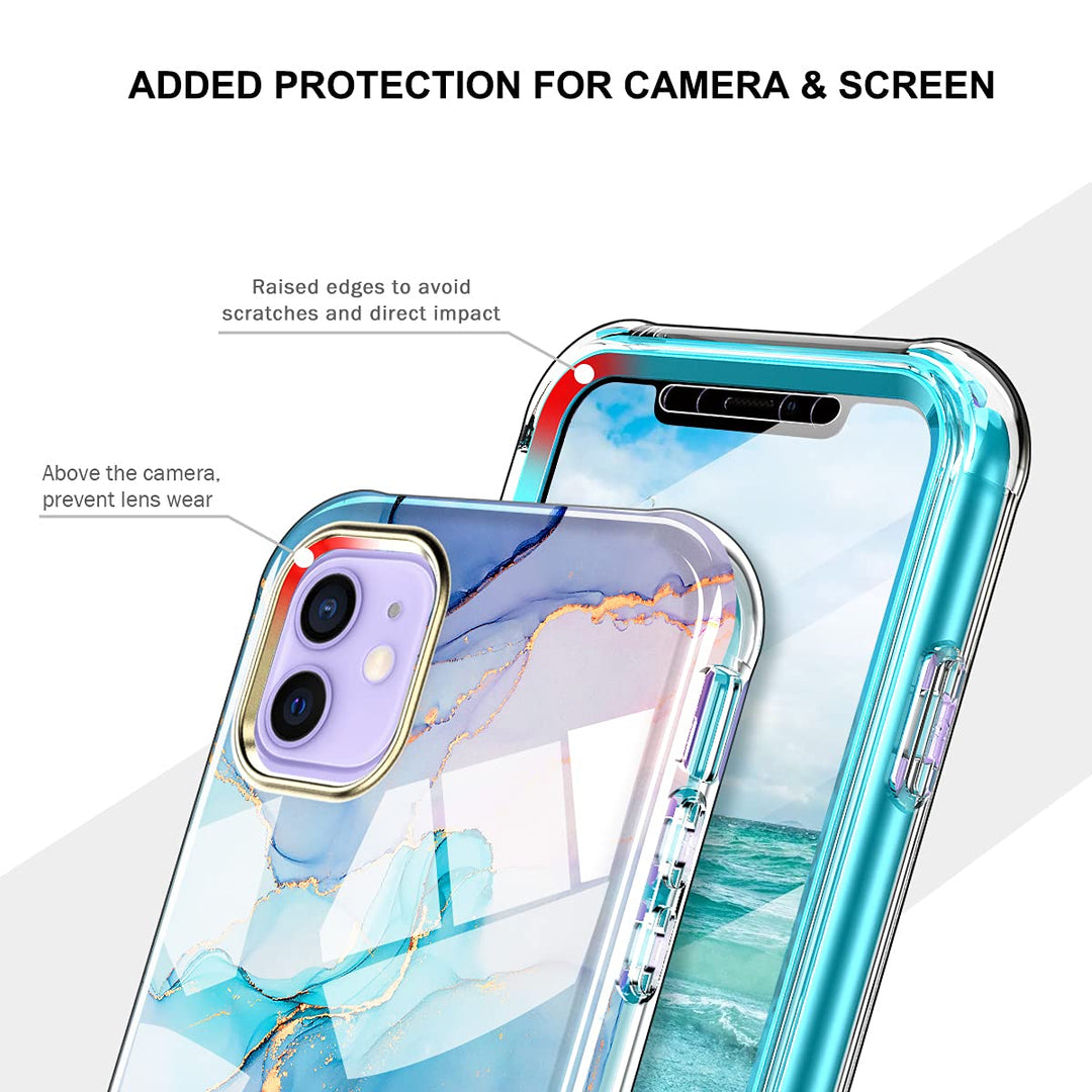 Compatible for iPhone 12/12 Pro Case Built with Screen 