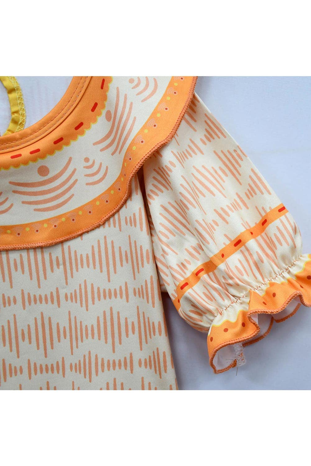 Kids Girls Dolores Dress Costume Madrigal Cosplay Princess Party Outfit for Child,140