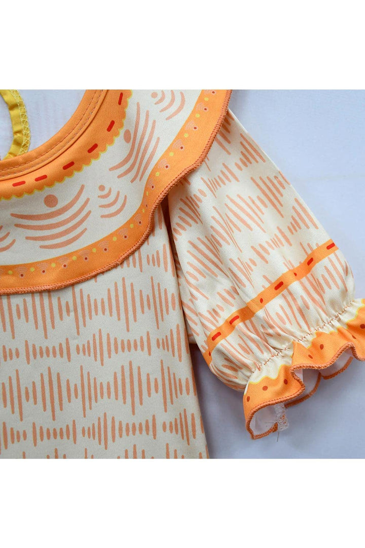 Kids Girls Dolores Dress Costume Madrigal Cosplay Princess Party Outfit for Child,140