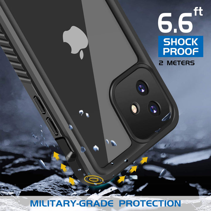 TAKED iPhone 12 Mini Waterproof Case, Shockproof Dustpr