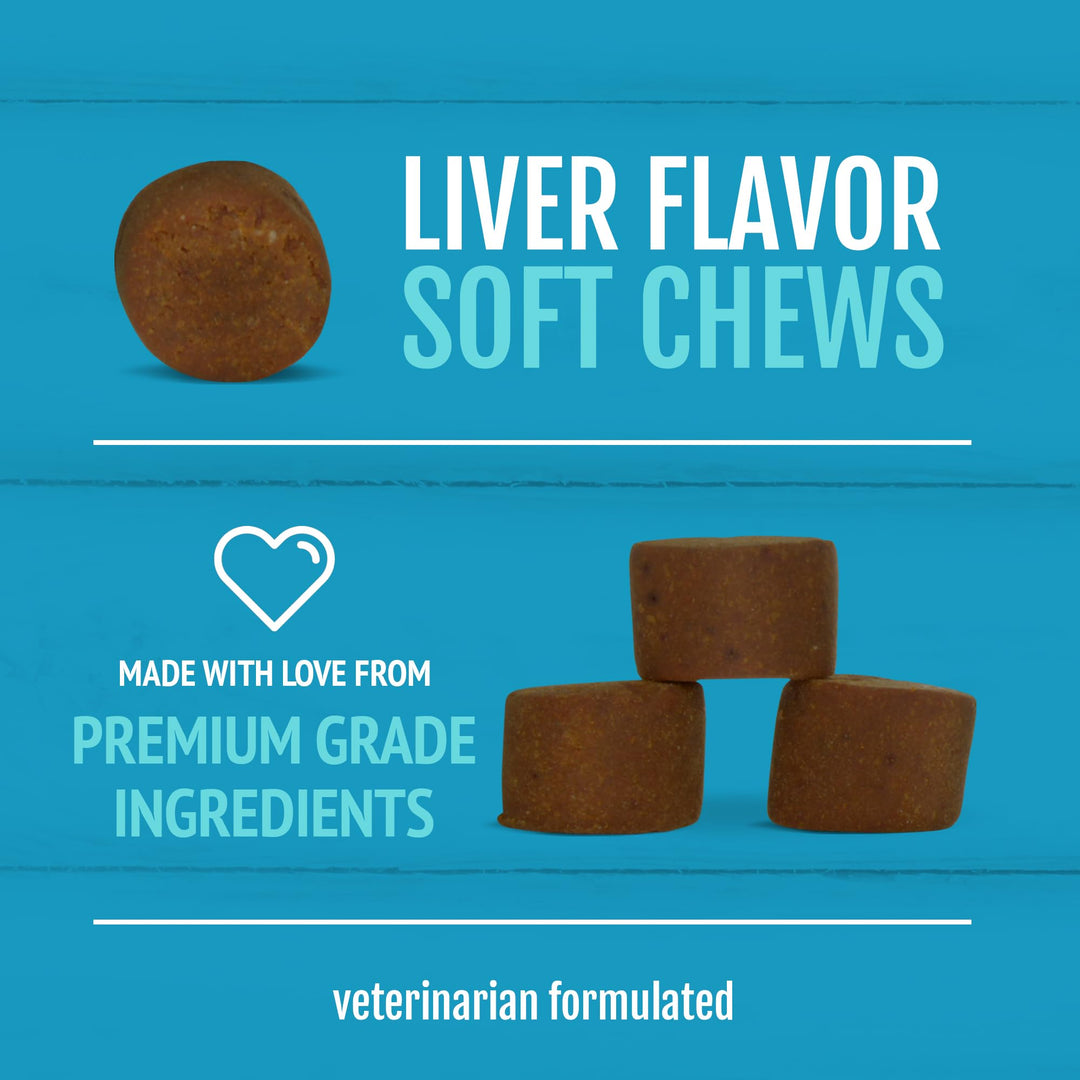 Skin and Coat Soft Chews for Dogs, 60 Count