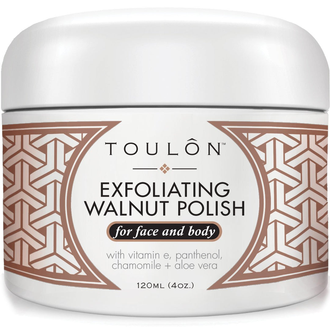 Natural Exfoliating Facial Scrub. Exfoliator Walnut Scr