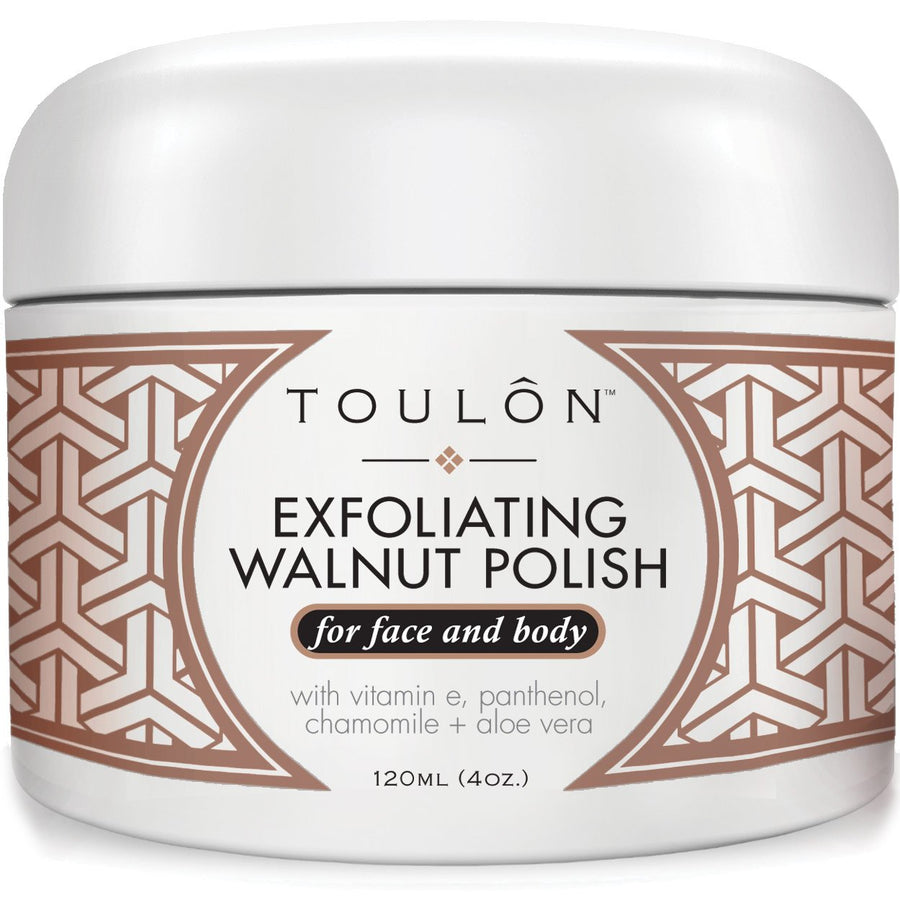 Natural Exfoliating Facial Scrub. Exfoliator Walnut Scr