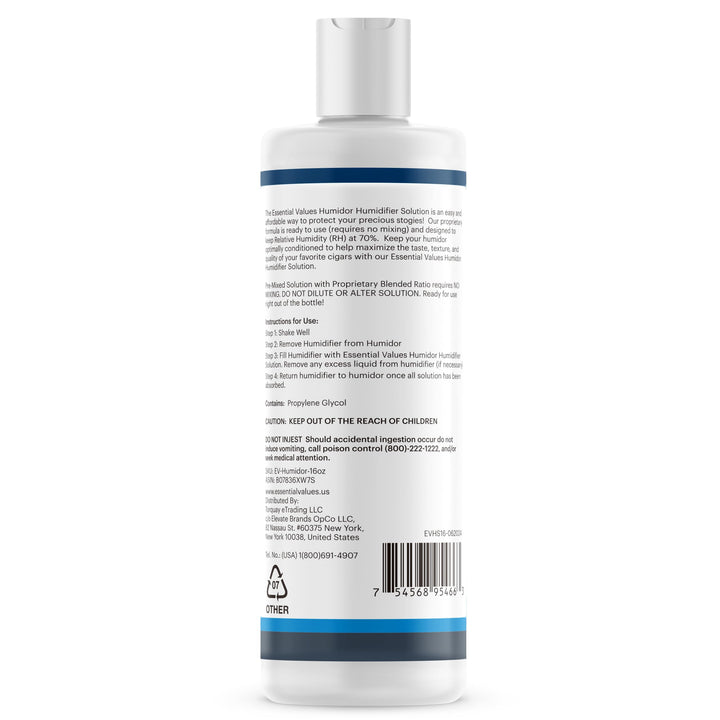 Essential Values Humidor Solution - Cigar Humidor Packe