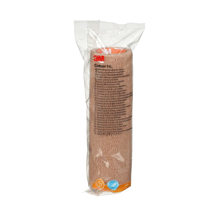 3M™ Coban™ NL Non-Latex Self-Adherent Wrap with Hand Tear, non-sterile, 6 in x 2 yd, 12 rolls/case, Individually packaged single-use length roll