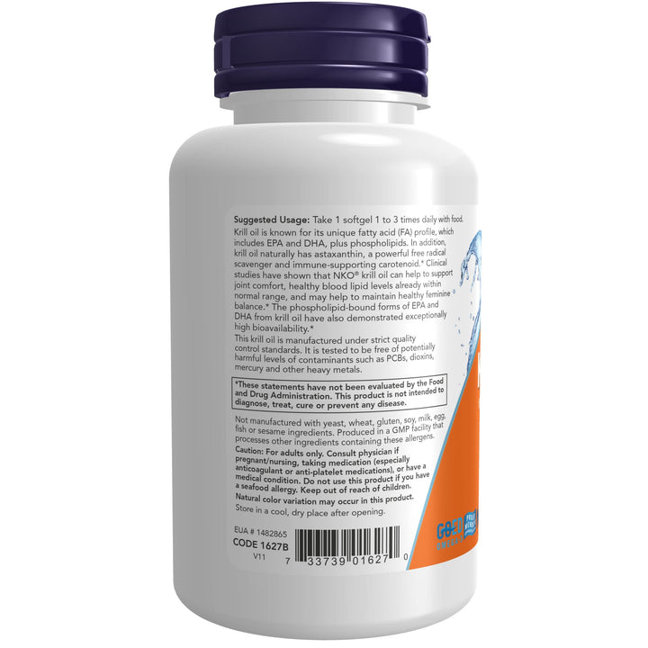 Supplements, Neptune Krill, Double Strength 1000 mg, Phospholipid-Bound Omega-3, 60 Softgels