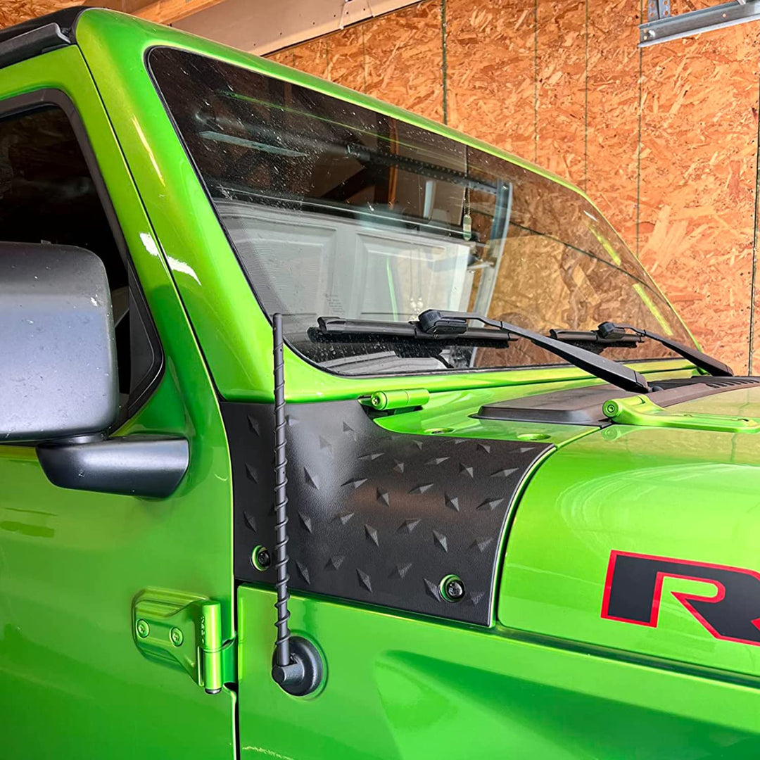 13 Inch Antenna for Jeep Wrangler Gladiator 2007-2024, Short Antenna Upgrade for Jeep JL JK Radio Antenna Rubicon Sahara Unlimited Sport Willys 4xe Mojave High Altitude Jeep Accessories