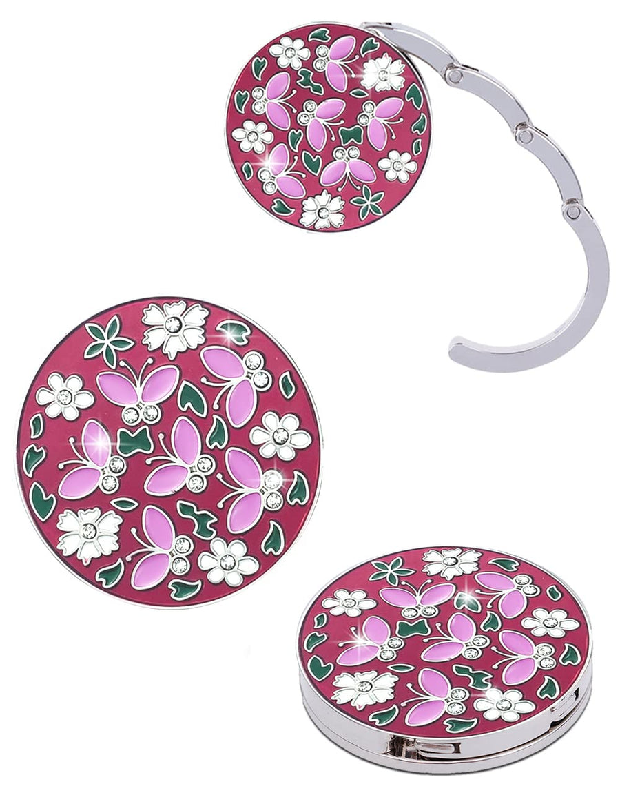 Foldable Purse Womens Bag Hook, Table Hanger for Women's Bag Storage, Folding Handbag Hook for Table (Elephant)