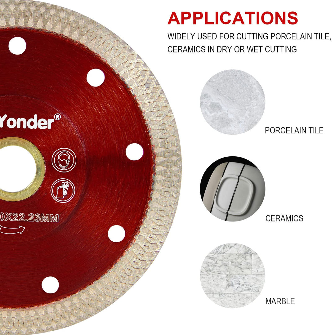 5 125mm Super Thin Diamond Ceramic Saw Blade Porcelain Cutting Blade for Cutting Ceramic Or Porcelain Tile