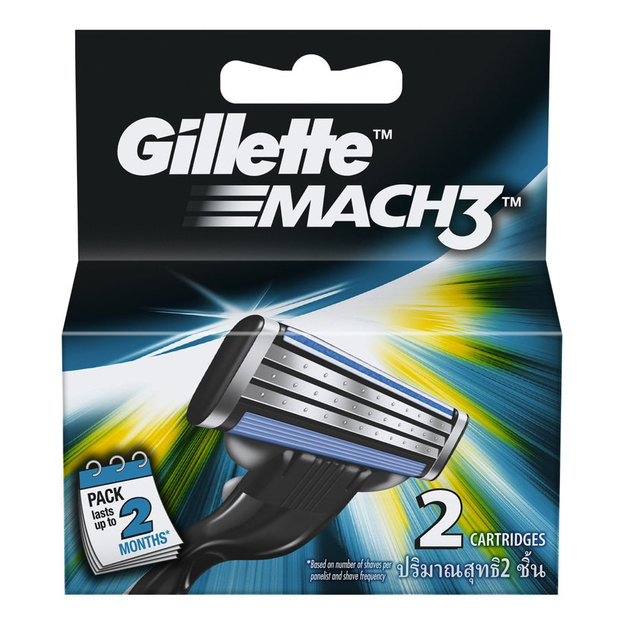 Mach 3 Manual Shaving Razor Blades - 4 Cartridges
