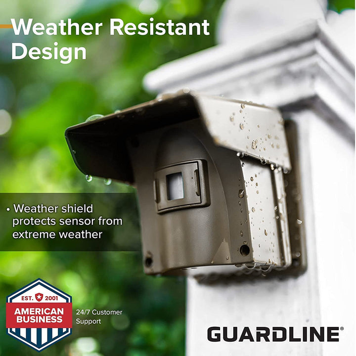 1320 Foot Long Range Wireless Driveway Alarm [1 Motion Detector Alarm Sensor &amp; 1 Receiver] Weatherproof Outdoor Security Alert System for Home &amp; Property