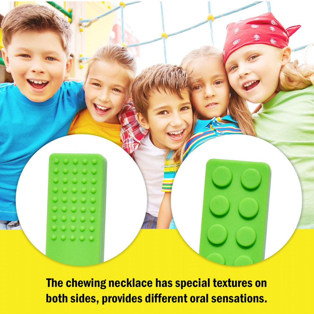 Chew Necklace, Autism Chew Necklace (4PCS), Sensory Nec
