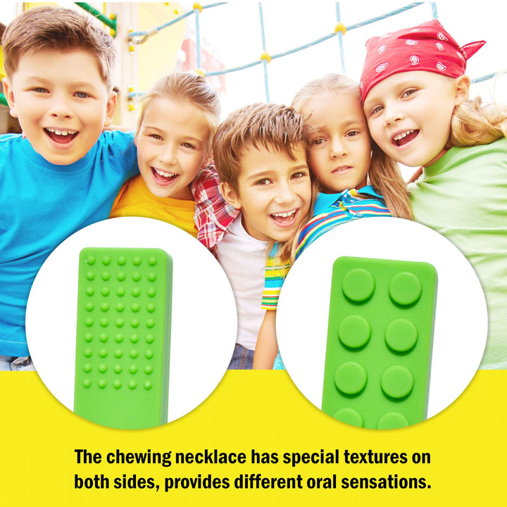 Chew Necklace, Autism Chew Necklace (4PCS), Sensory Nec