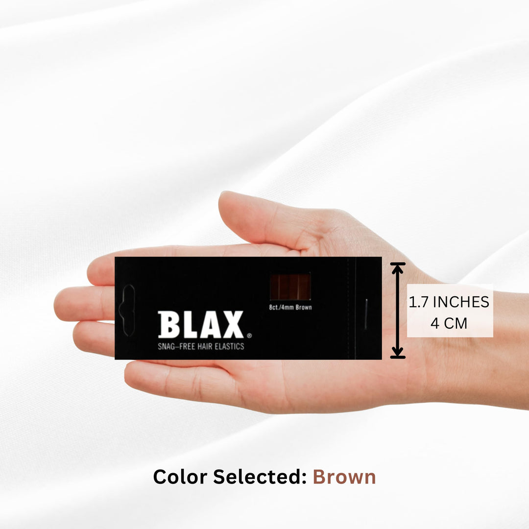 Blax Hair Elastics 4MM Brown