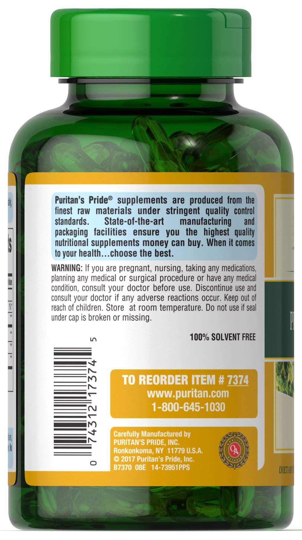 Puritans Pride Evening Primrose Oil 1000 Mg With Gla, 1