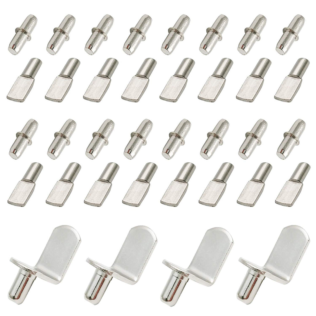 60 Pieces Shelf Bracket Pegs Stainless Steel Shelf Pins