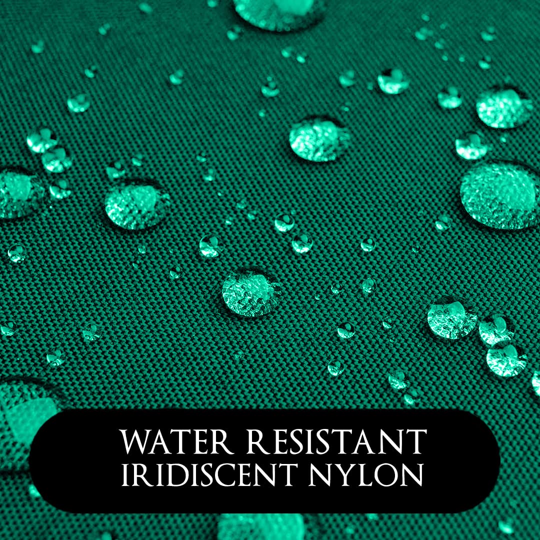 Lightweight Crinkle Nylon Hair Cutting / Styling Cape, Green