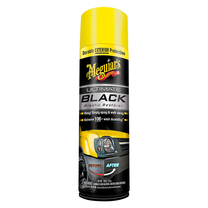 Meguiar&#39;s Ultimate Black Plastic Restorer - 1 Oz Spray Can