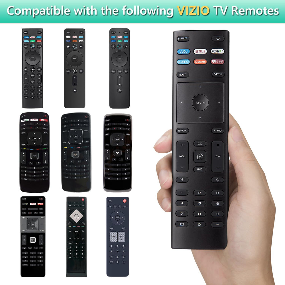 Universal Remote Control, XRT136 for VIZIO All LED LCD HD 4K UHD HDR Smart TVs