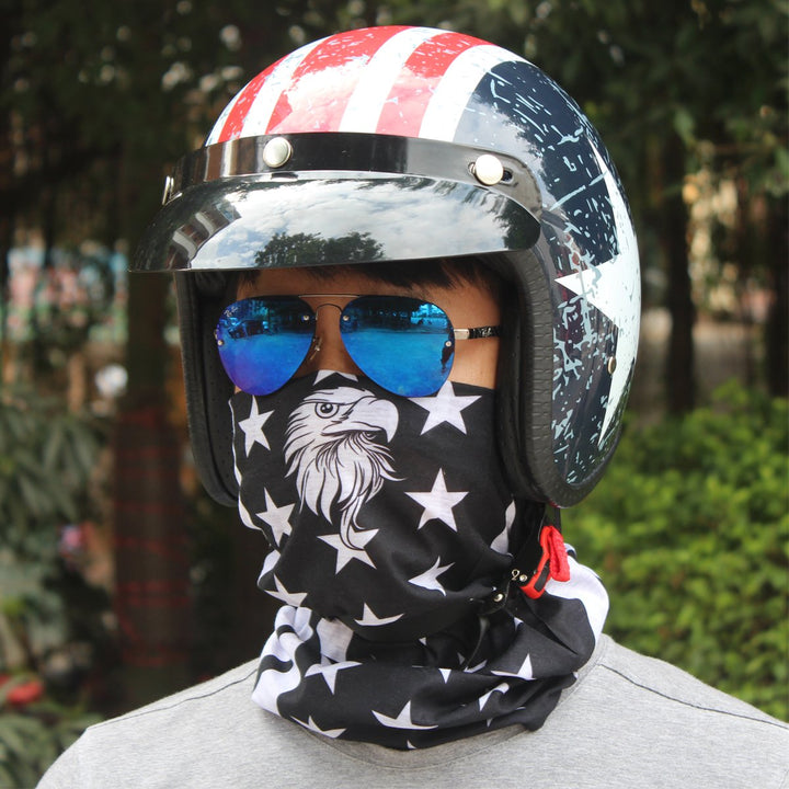 GAMPRO GAMPRO American Flag Eagle Pattern Outdoor Face 