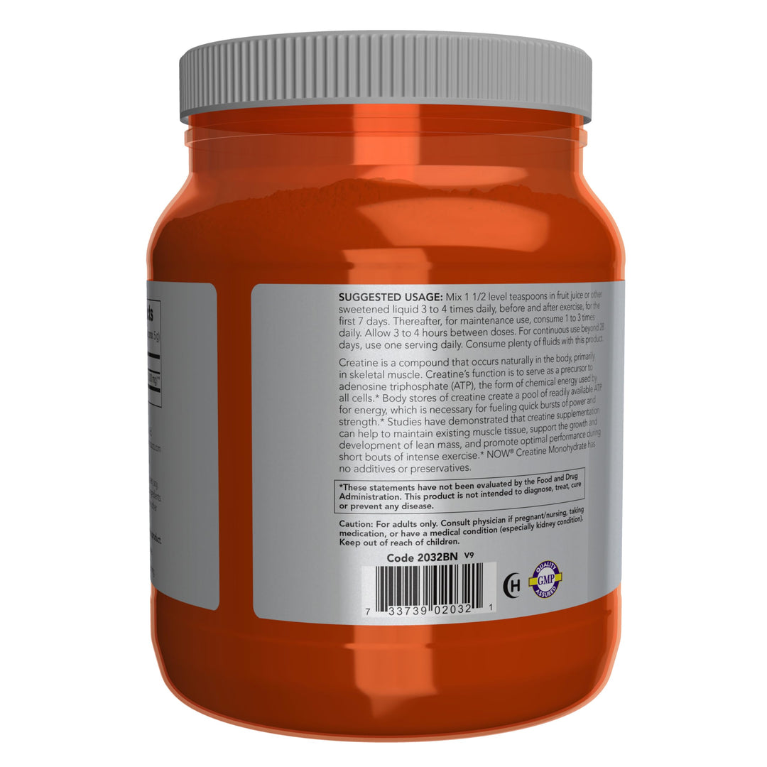 NOW Foods Sports Nutrition, Creatine Monohydrate Powder