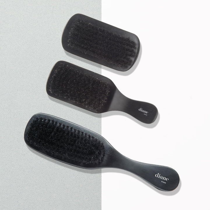 100% soft boar bristle curved wave mens hair brush with handle, d1005