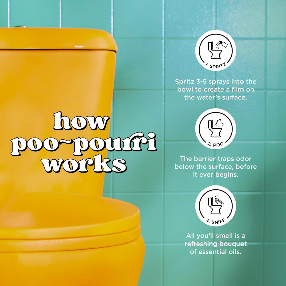 Poo-Pourri Before-You-Go Toilet Spray 2 oz Bottle, Lave
