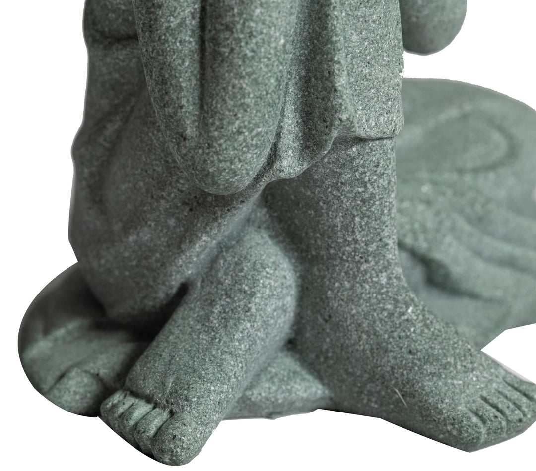 Little Buddha Statue - Handmade Buda Buddha Stone for Meditating Zen Fish Aquarium Tank Desktop Decor,Baby Buddha Figurine,Buddha Statue Indoor, Buddha Statue Outdoor, Buddha Statues for Home