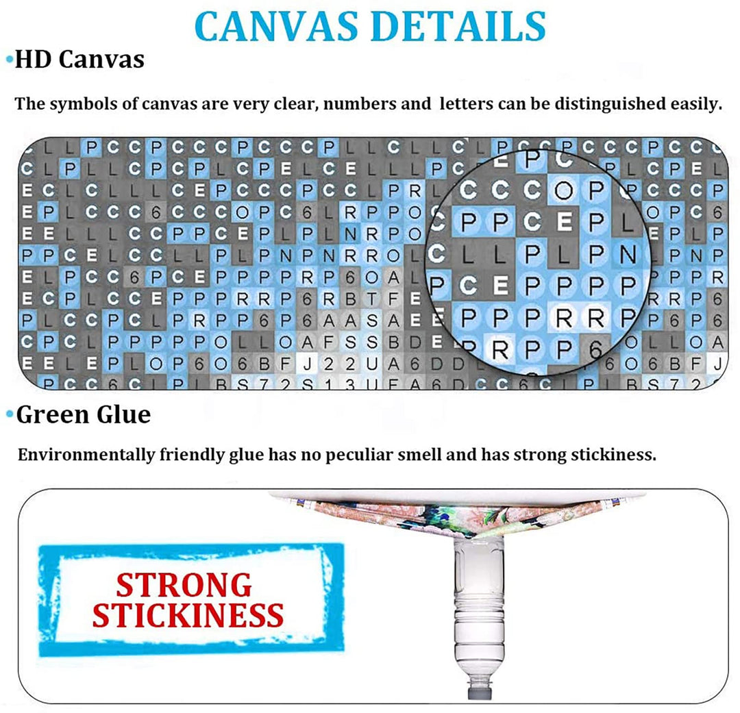 5D DIY Diamond Painting Kits for Adults, Large Size Full Drill Diamond Arts Rhinestone Pasted, DIY Painting Diamonod Dot Arts Crafts for Home Wall Decor Gift, 15.7x19.7 (Virgin Mary)