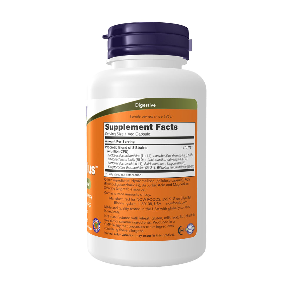 Supplements, Gr8-Dophilus™with 8 Strains & 4 Billion Potency, Shelf Stable, 120 Veg Capsules