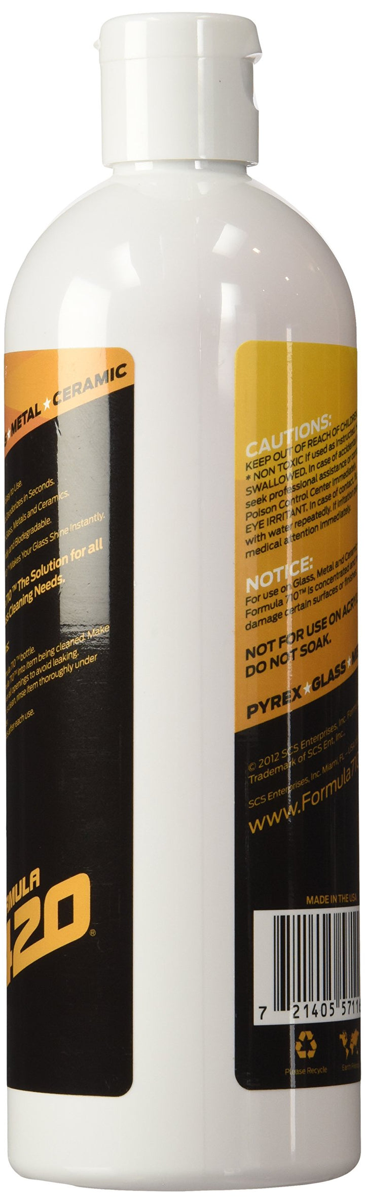 Formula 710 Advanced Cleaner Safe On Pyrex, Glass, Meta