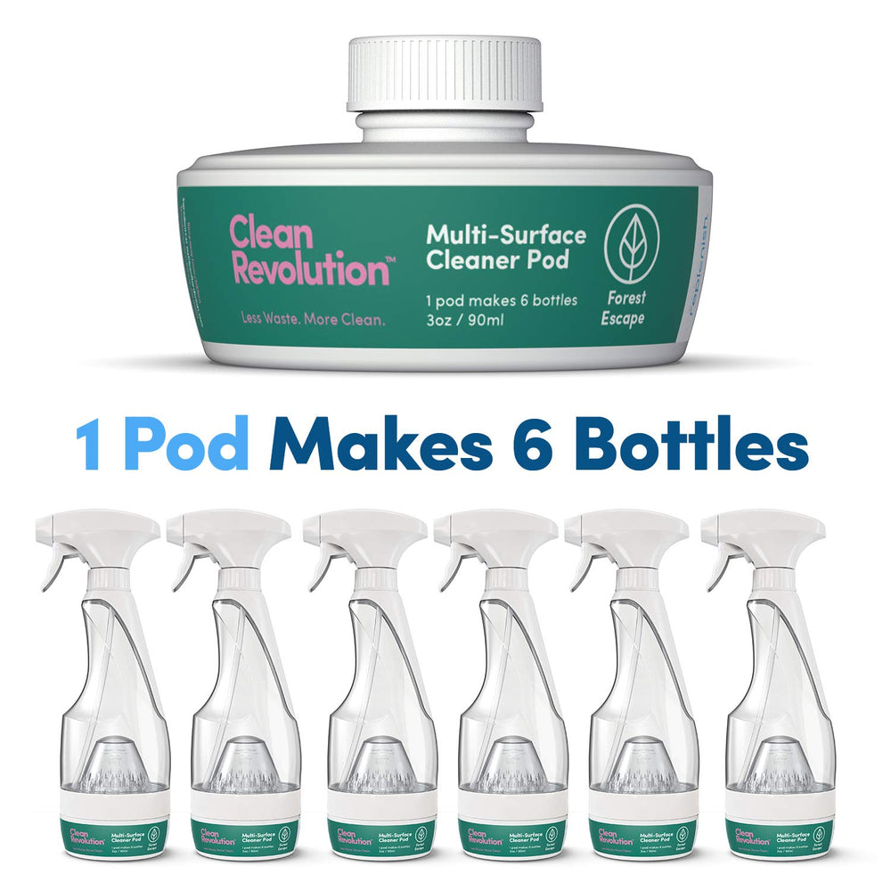 Clean Revolution- One Multi-Surface Refill Pod, Forest 