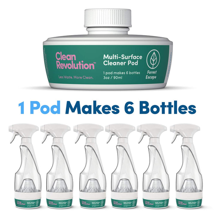 Clean Revolution- One Multi-Surface Refill Pod, Forest 