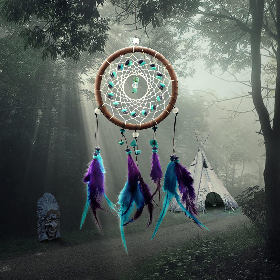 AWAYTR Dream Catcher Wall Decor - Feather Dream Catcher