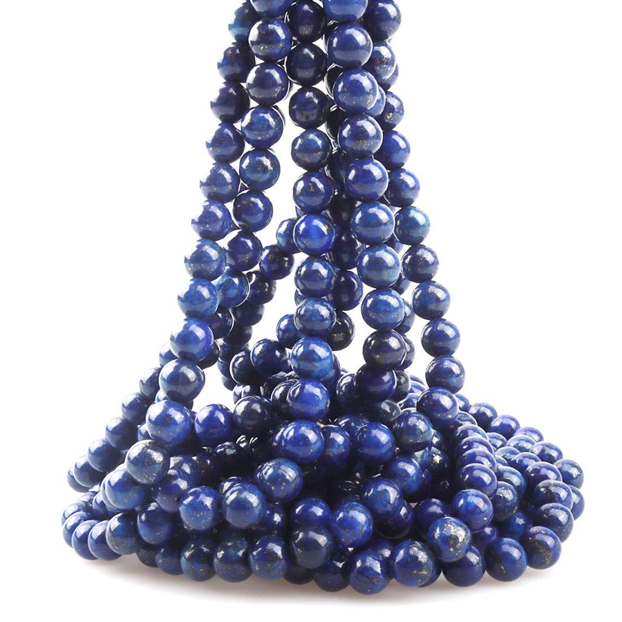 10mm Natural Lapis Lazuli Stone Round Loose Stone Beads for Jewelry Making DIY Crafts Design 1 Strand 15 APPR.34-36pcs