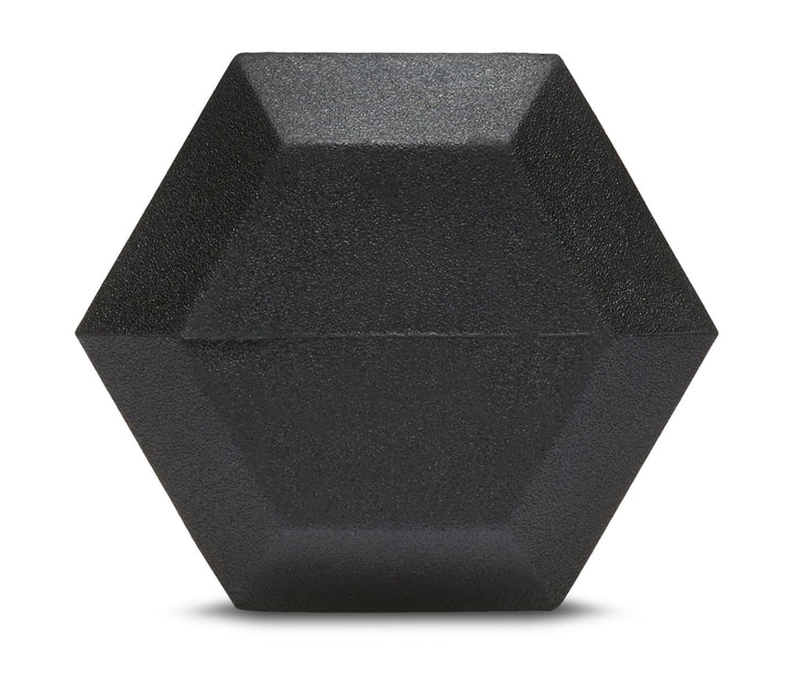 Amazon Basics Rubber Hex Dumbbell Hand Weight, 15 Pounds, Single