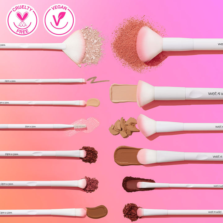 Crease Brush - White and Pink