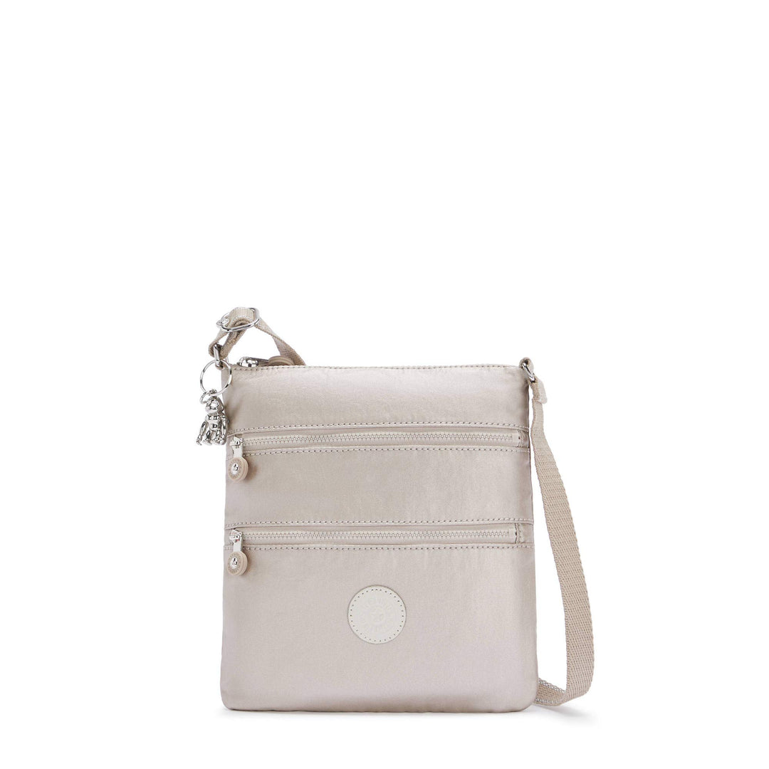 Womens Keiko Mini Bag, Lightweight Adjustable Purse, Durable Shoulder Sling Crossbody Bag, Metallic Glow, 8 L X 9 H X 1.25 D US