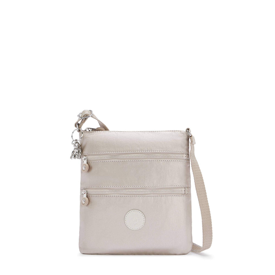 Womens Keiko Mini Bag, Lightweight Adjustable Purse, Durable Shoulder Sling Crossbody Bag, Metallic Glow, 8 L X 9 H X 1.25 D US