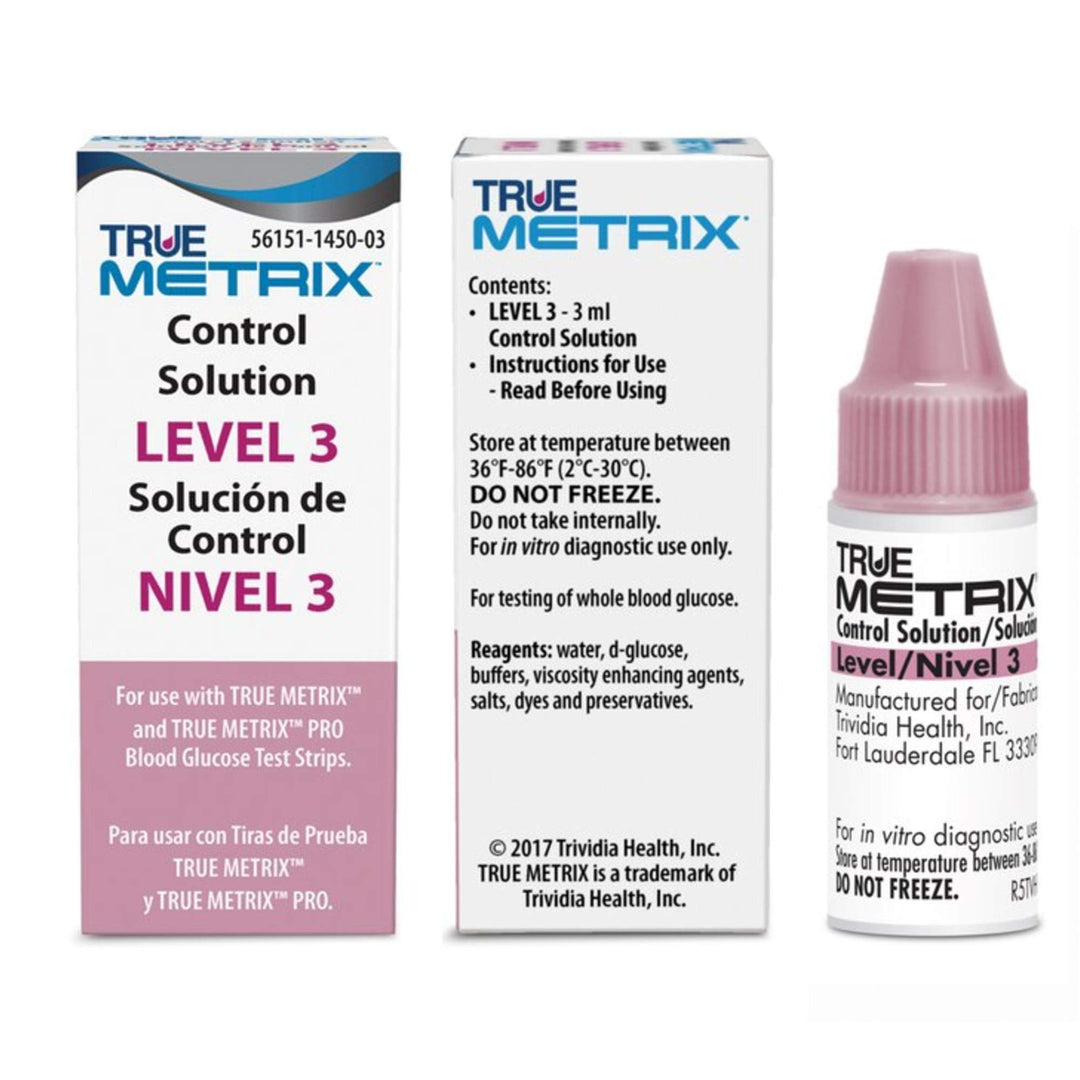 Control Solution Level 3 for TRUE Metrix Meter (1 Each)