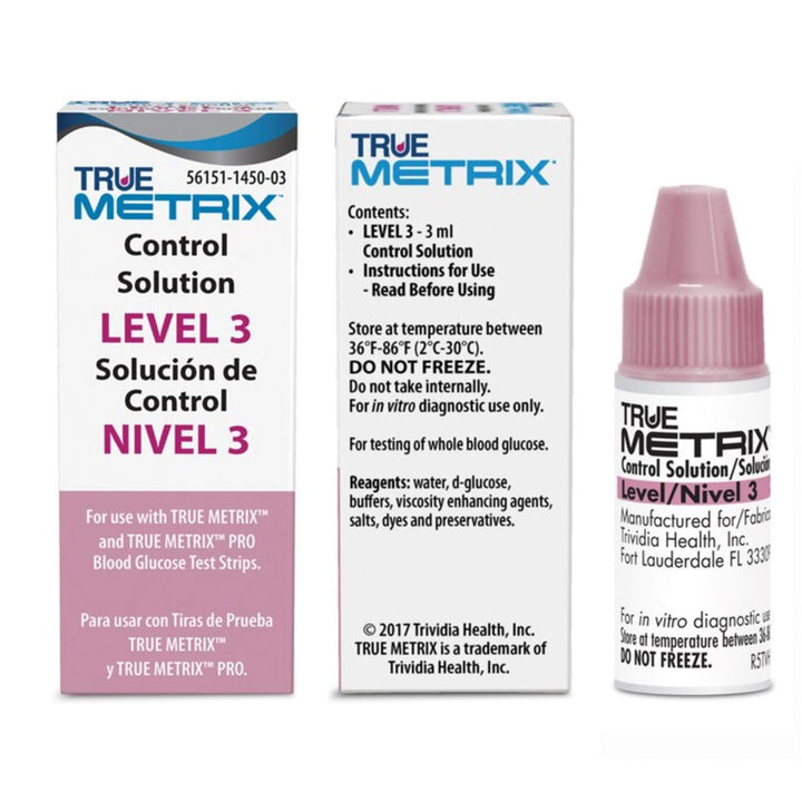 Control Solution Level 3 for TRUE Metrix Meter (1 Each)